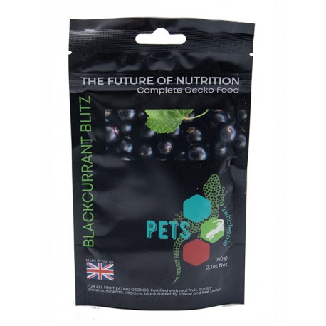 Reptile Supplies Gecko Diet - Blackcurrant Blitz 60g
