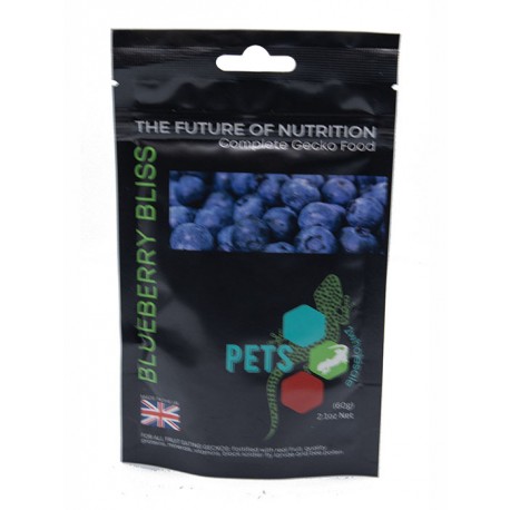 Reptile Supplies Gecko Diet - Blueberry Bliss 60g